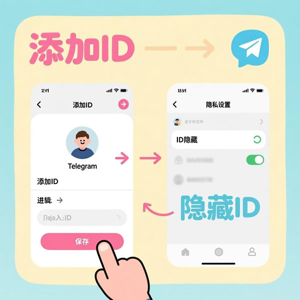 三、如何隐藏自己的 Telegram ID（保护隐私）